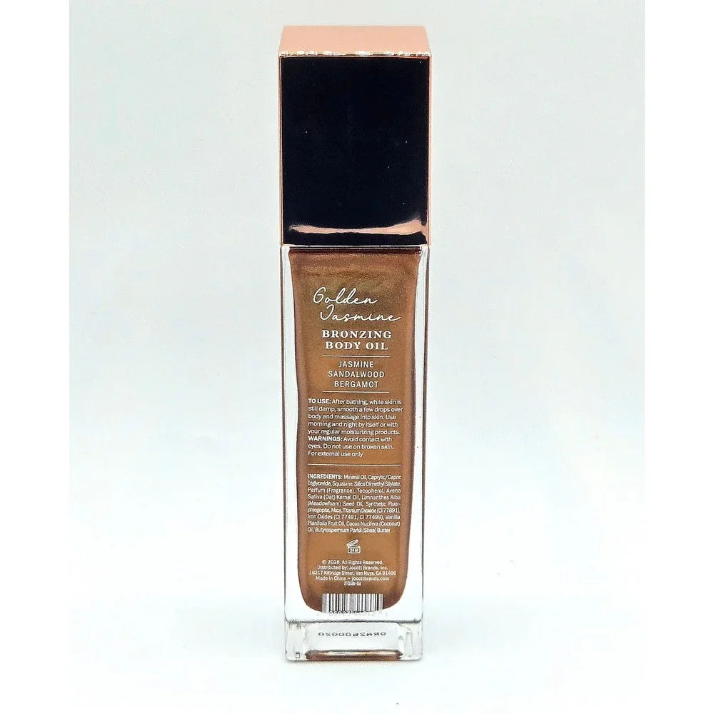St. Cloud Warm Glow Bronzing Body Oil Golden Jasmine 4 fl oz 605923440423